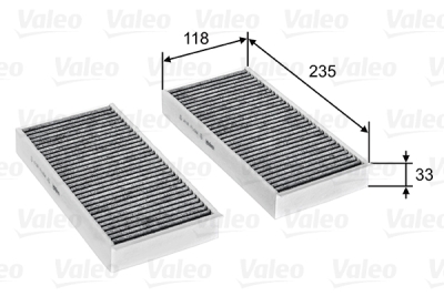 Filtru aer habitaclu / polen VALEO 715811