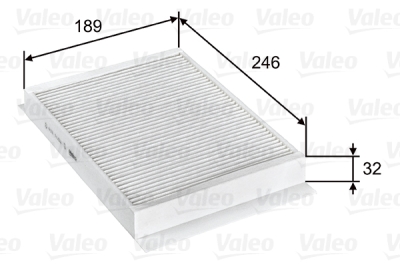 Filtru aer habitaclu / polen VALEO 715751