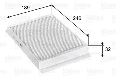Filtru aer habitaclu / polen VALEO 715751