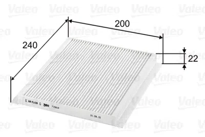 Filtru aer habitaclu / polen VALEO 715816