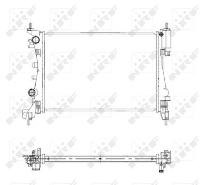 Radiator, racire motor NRF 55341