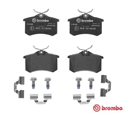 Set placute frana BREMBO P 85 020