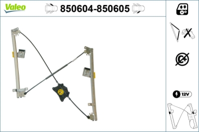 Mecanism actionare geam VALEO 850604