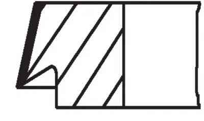 Set segmenti piston MAHLE 034 74 N0