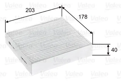 Filtru aer habitaclu / polen VALEO 715603