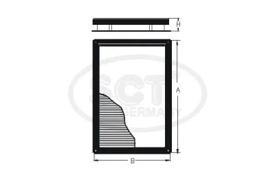 Filtru aer habitaclu / polen SCT - MANNOL SA 1154