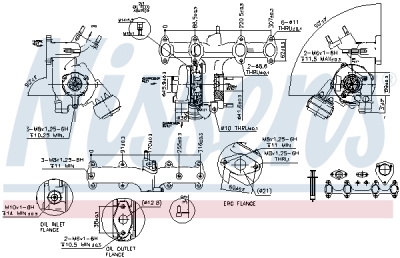 Compresor, sistem de supraalimentare NISSENS 93090