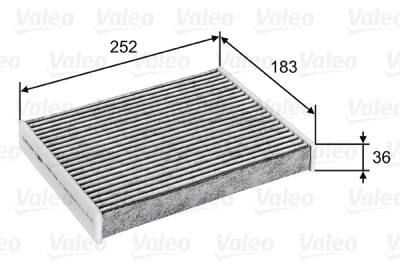 Filtru aer habitaclu / polen VALEO 715802