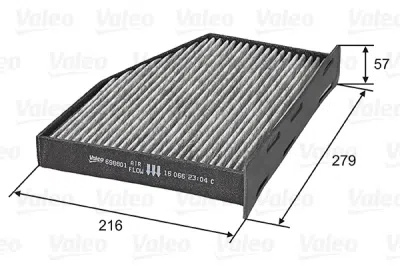 Filtru aer habitaclu / polen VALEO 698801