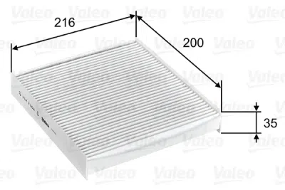 Filtru aer habitaclu / polen VALEO 715746