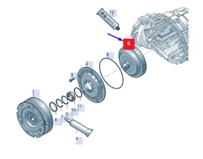Set reparație, ambreiaj [DL501, 0B5] BORGWARNER 202154