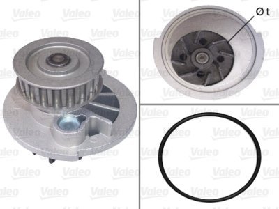 Pompa apa, racire motor VALEO 506785