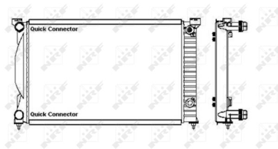 Radiator, racire motor NRF 50543A
