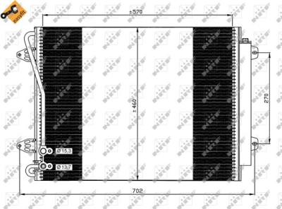Condensator, climatizare NRF 35613