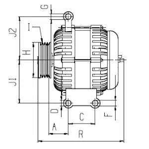 Generator / Alternator HC-Cargo F 032 112 144