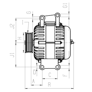 Generator / Alternator HC-Cargo F 032 115 676