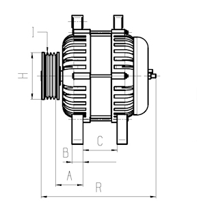 Sistem roata libera, generator HC-Cargo F 032 116 561