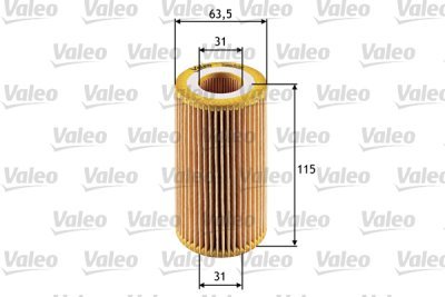 Filtru ulei VALEO 586505