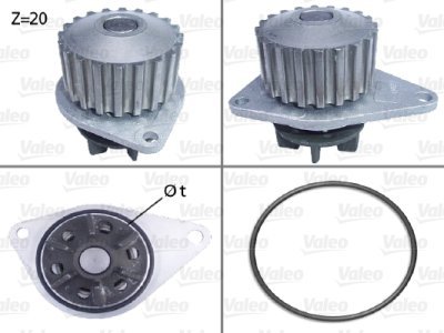 Pompa apa, racire motor VALEO 506035