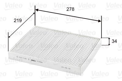Filtru aer habitaclu / polen VALEO 715581