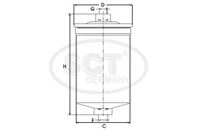 Filtru combustibil SCT - MANNOL ST 329