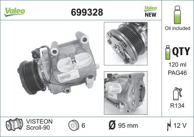 Compresor, climatizare VALEO 699328