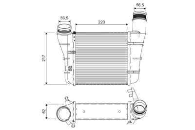 Intercooler VALEO 818757