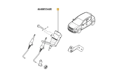 Repartitor frana log. ii ORIGINAL RENAULT 464005544R