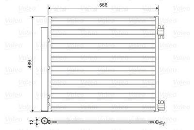 Condensator, climatizare VALEO 822559