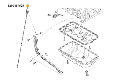 Joja ulei ORIGINAL RENAULT 82 00 457 625