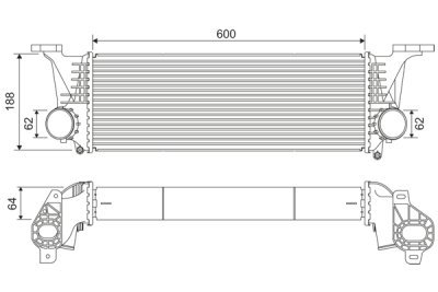 Intercooler VALEO 818315