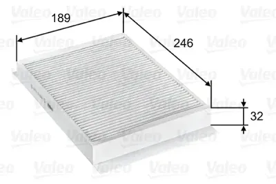 Filtru aer habitaclu / polen VALEO 715751