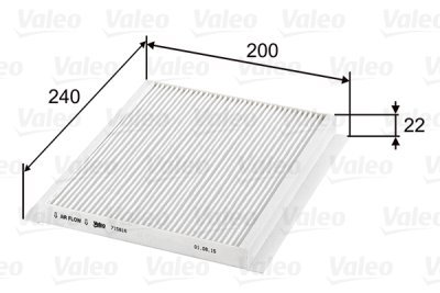 Filtru aer habitaclu / polen VALEO 715816