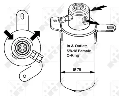 uscator, aer conditionat NRF 33039
