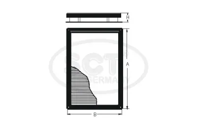 Filtru aer habitaclu / polen SCT - MANNOL SA 1154