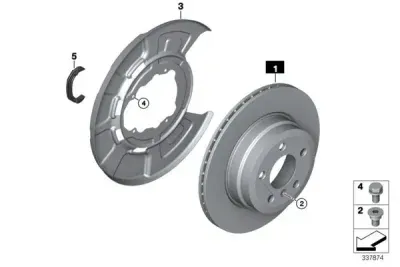 Disc frana ORIGINAL BMW 34216868940