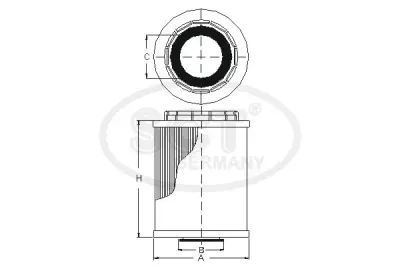 Filtru ulei SCT - MANNOL SH 4794 P