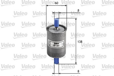 Filtru combustibil VALEO 587003