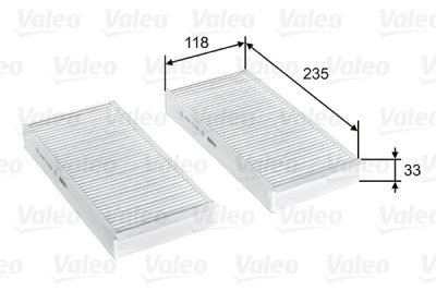 Filtru aer habitaclu / polen VALEO 715812