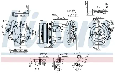 Compresor, climatizare NISSENS 89404