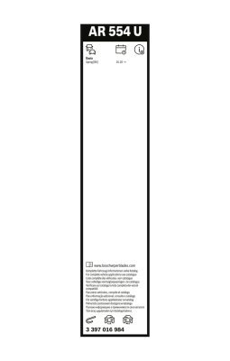 Stergator parbriz Bosch Aerotwin AR554U 550 mm 3397016984