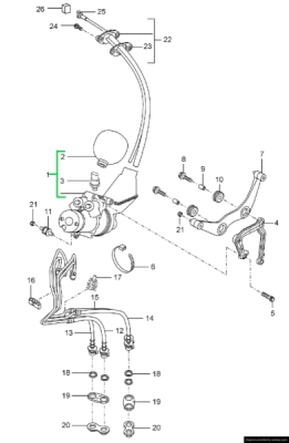 Unitate de control hidraulic VW GROUP 95534308001