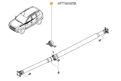 Suport, ax cardanic ORIGINAL RENAULT 397740385R