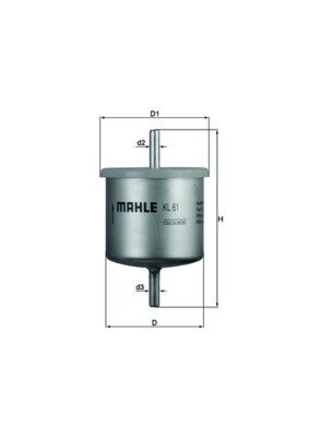 Filtru combustibil MAHLE KL 61