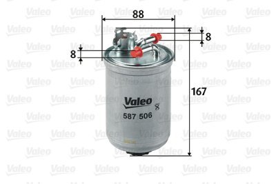 Filtru combustibil VALEO 587506