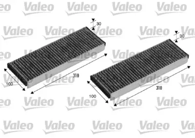 Filtru aer habitaclu / polen VALEO 715501