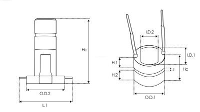 Colector, alternator AS-PL ASL9014