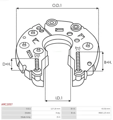 Punte diode AS-PL ARC2057