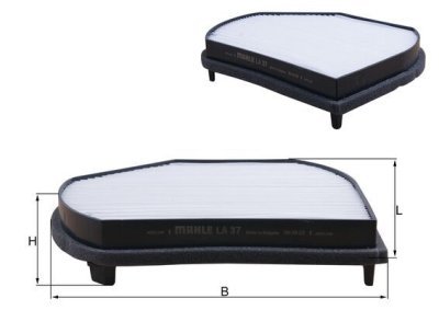 Filtru aer habitaclu / polen MAHLE LA 37