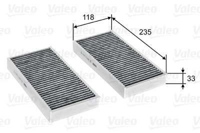 Filtru aer habitaclu / polen VALEO 715811